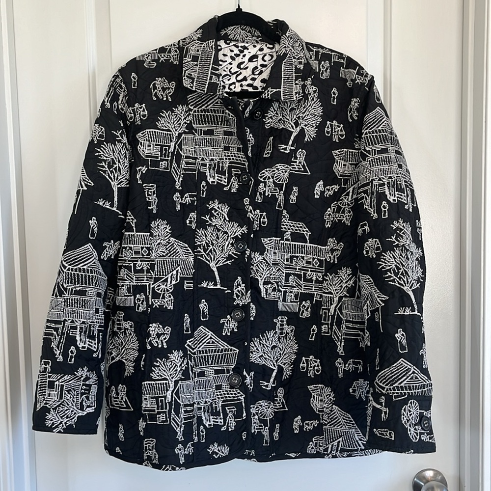 Unbranded reversible Chinese jacket (please see measurements for size)